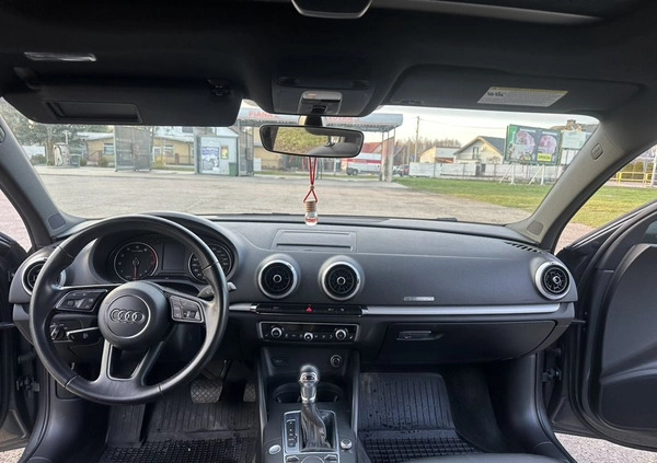 Audi A3 cena 76800 przebieg: 91232, rok produkcji 2017 z Ostrołęka małe 781